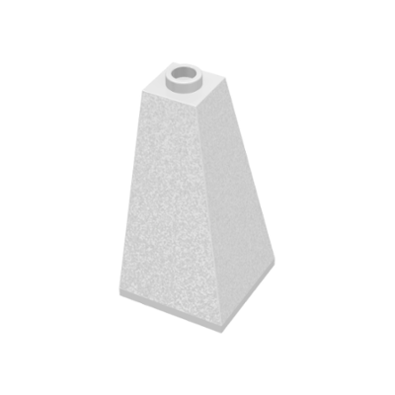 Dakpan 75° 2x2x3 dubbel hoek White